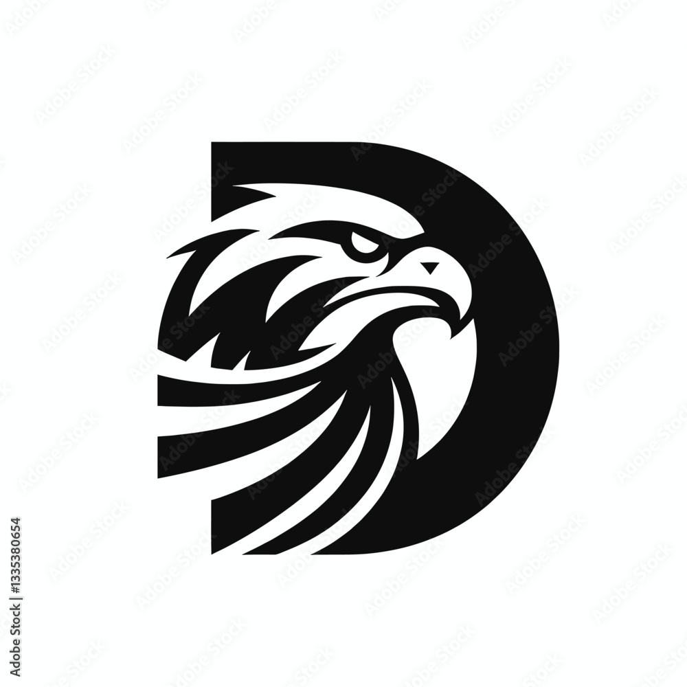 Obraz premium Striking Eagle Logo Memorable and Distinctive Symbol