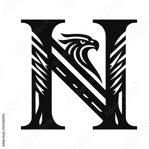 Prime Black Eagle Logo for Professional Branding