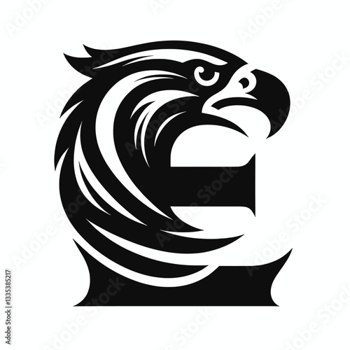 Black Eagle Logo Depth, Dimension and Realism