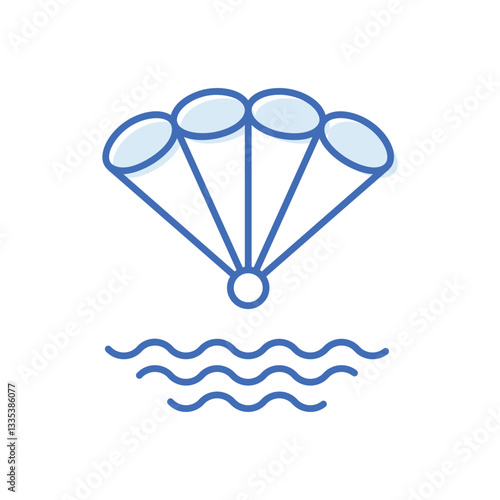Parachuter Vector icon