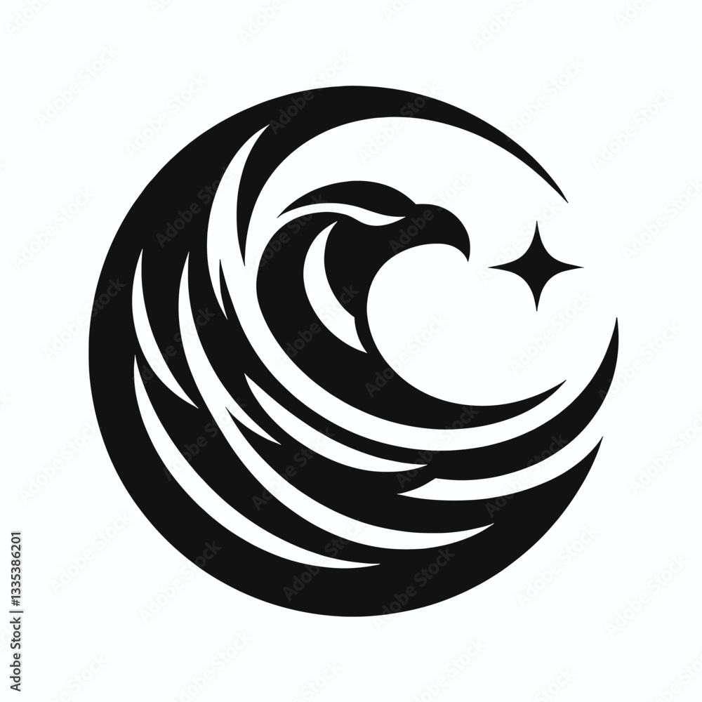 Powerful Eagle Logo Bold, Impactful and Dynamic Powerful Eagle Logo Bold, Impactful and Dynamic