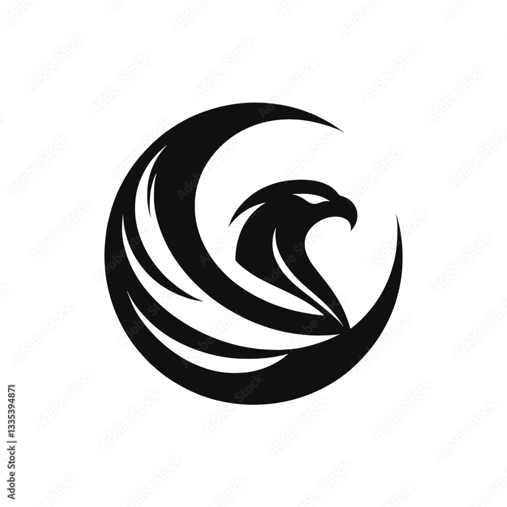 Black Eagle Logo Sleek and Sophisticated Look Black Eagle Logo Sleek and Sophisticated Look