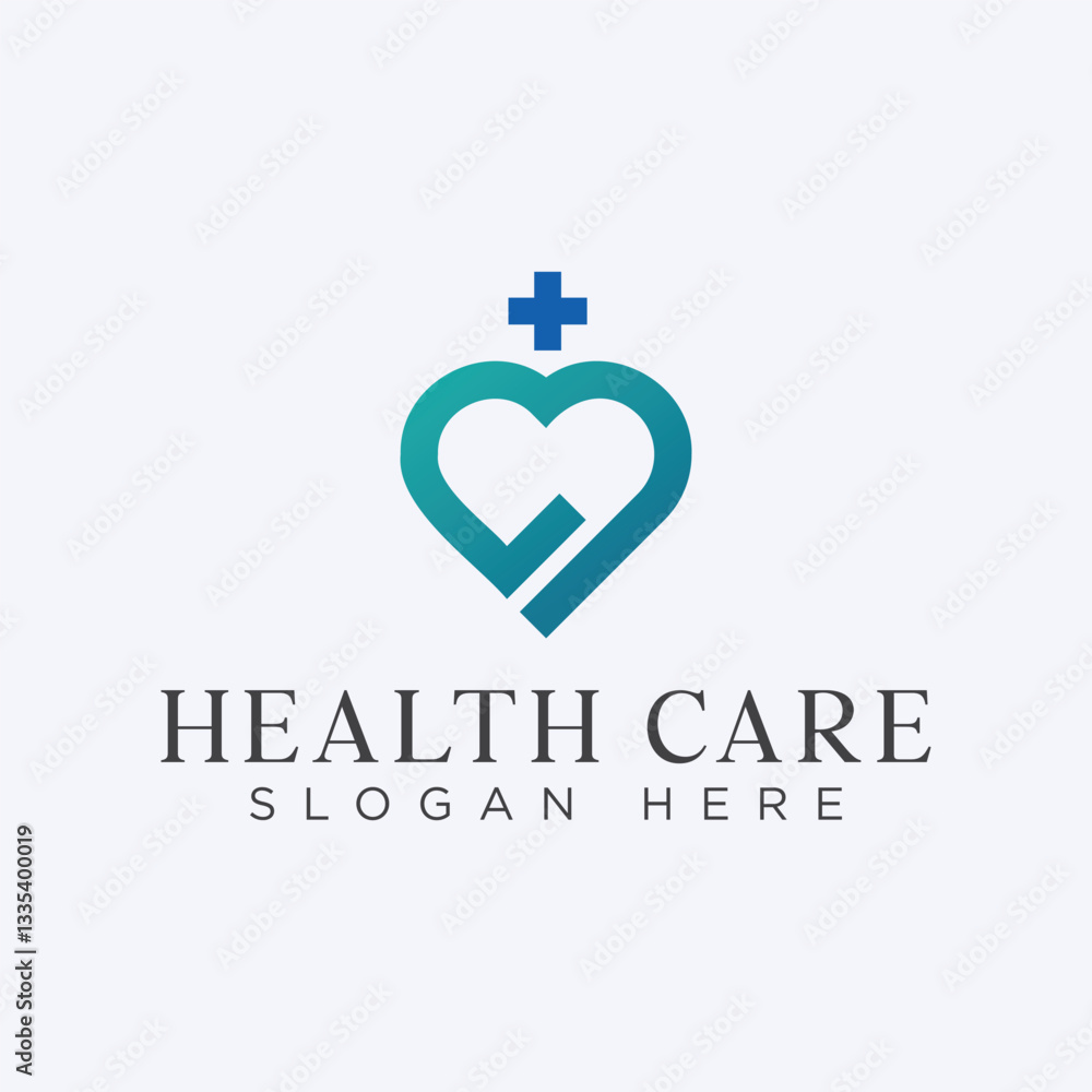 Obraz premium Healthcare logo, hospital logo, medical logo, health icon