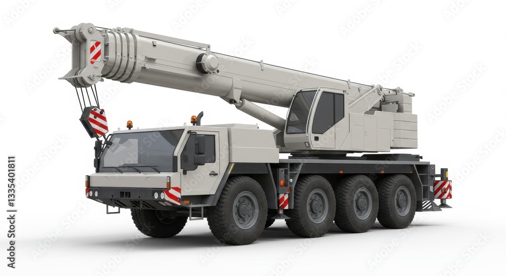 Intricate Mechanical Details of a Mobile Crane Intricate Mechanical Details of a Mobile Crane