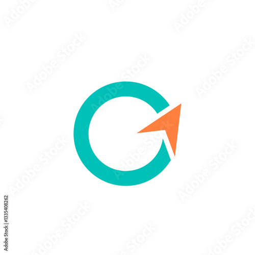 Free Download A modern aerodynamic letter C logo reflecting technology and innovation with editable vector brand identity. - GFXLoad