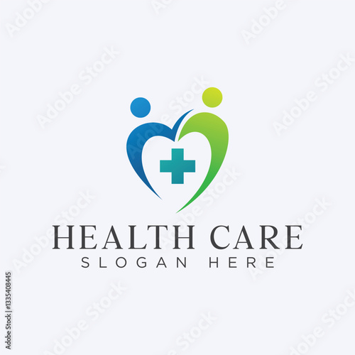 Healthcare logo, hospital logo, medical logo, health icon