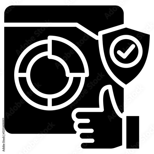 System Reliability glyph icon