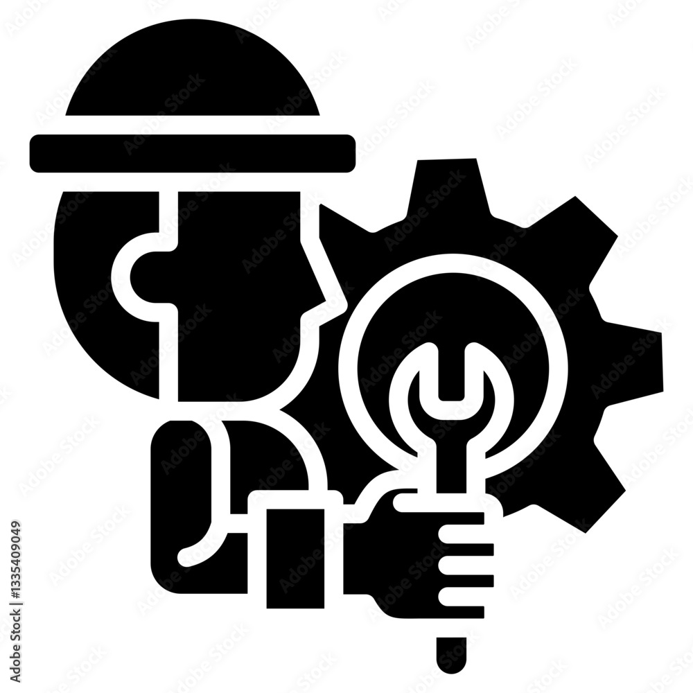 Preventive Maintenance glyph icon Preventive Maintenance glyph icon