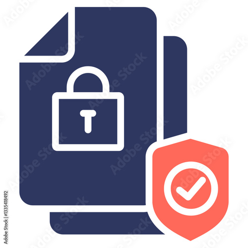 Safety Compliance glyph color icon