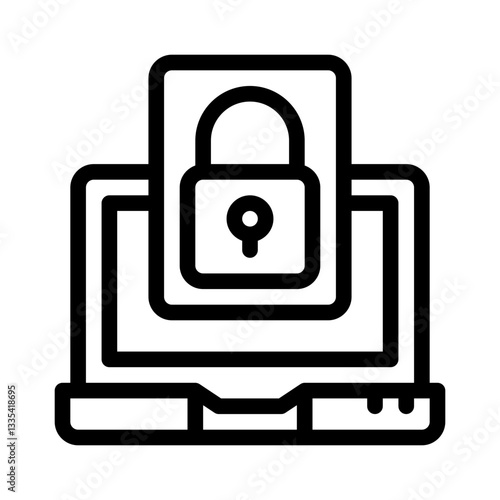 2FA line icon