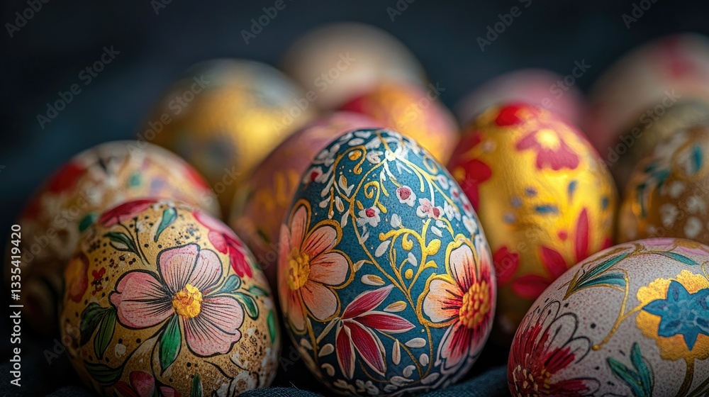 An Easter decoration with cool chicken and egg. Easter holiday concept. An Easter decoration with cool chicken and egg. Easter holiday concept.