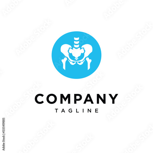Letter O Pelvic Surgery Logo Icon Vector