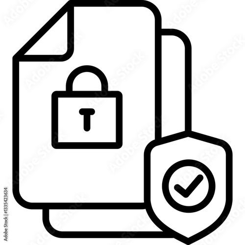 Safety Compliance line icon