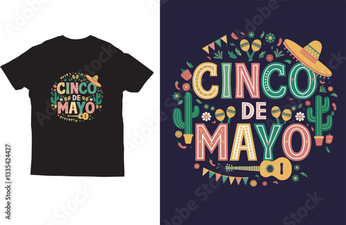 Cinco de mayo tshirt design vector