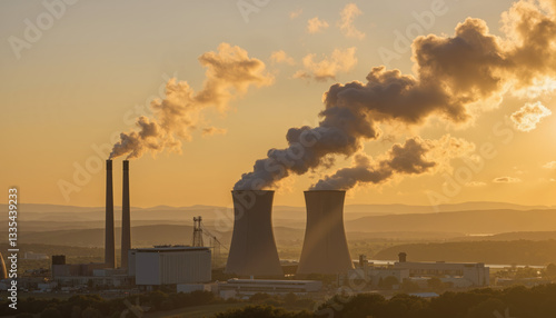CO2 emissions and climate change impact from industrial pollution