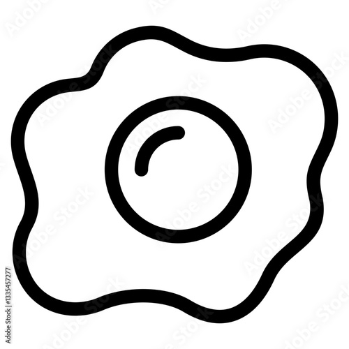 Omelette Icon Element For Design