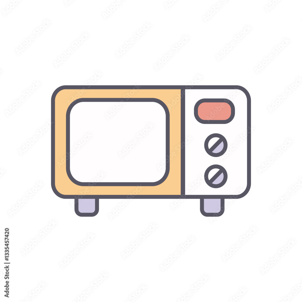 BAKING OVEN vector icon stock illustration BAKING OVEN vector icon stock illustration