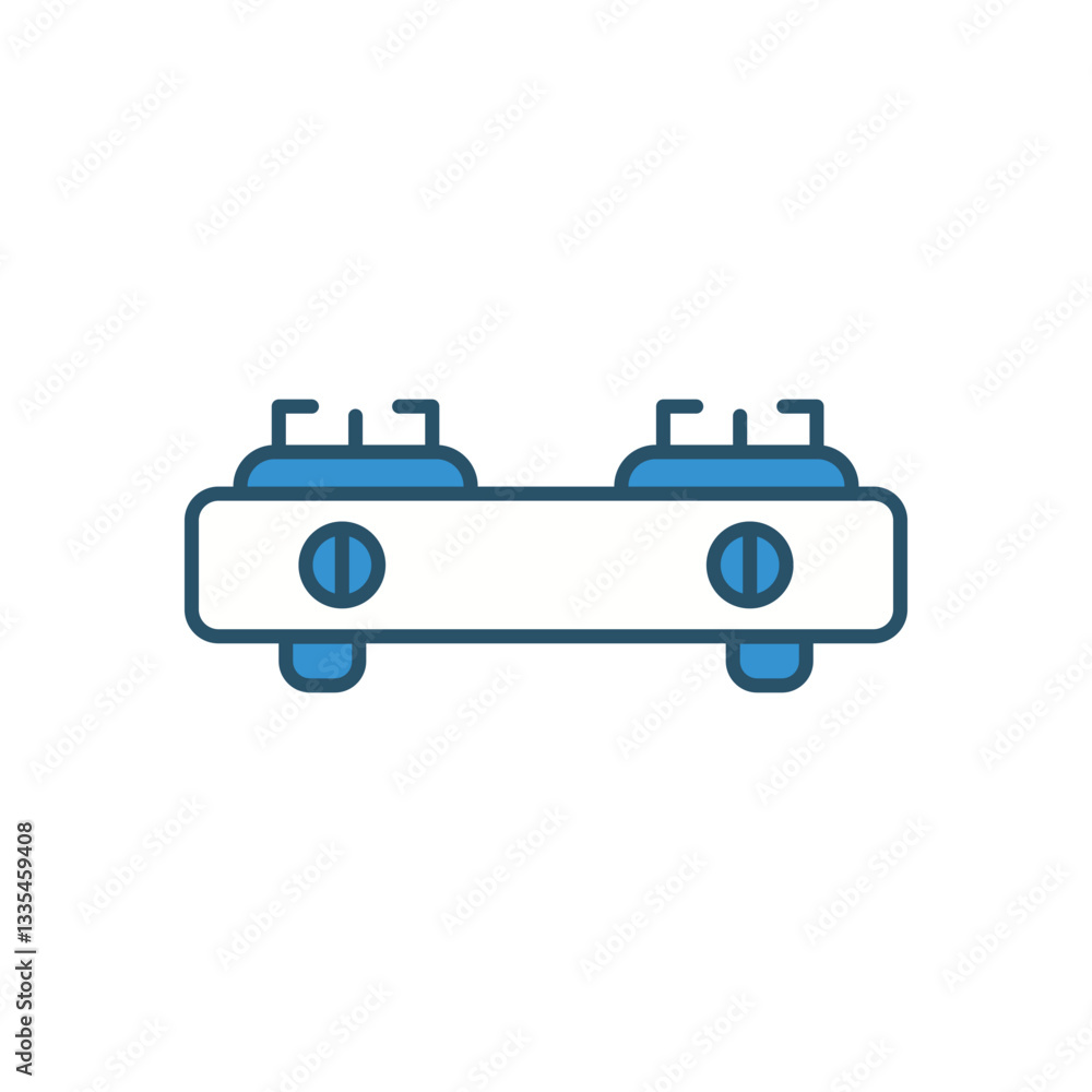 STOVE vector icon stock illustration STOVE vector icon stock illustration