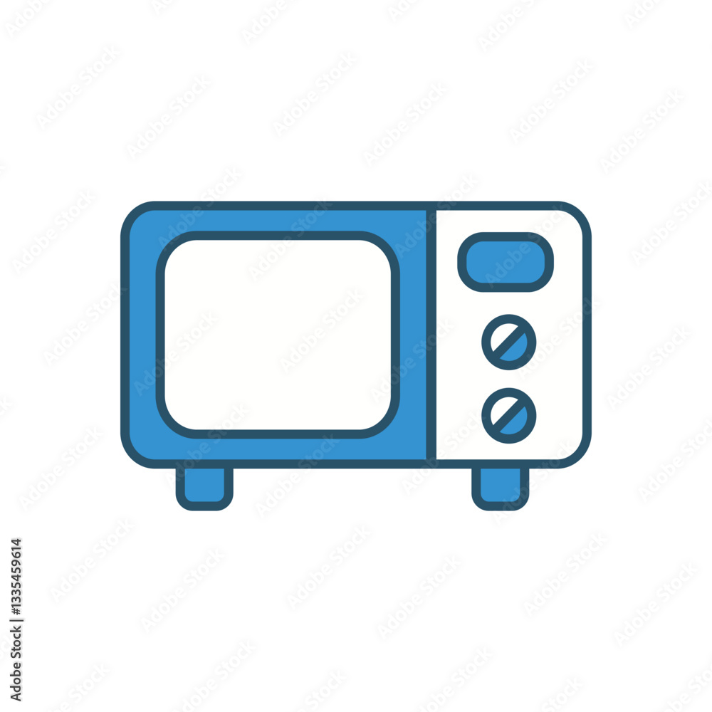 BAKING OVEN vector icon stock illustration BAKING OVEN vector icon stock illustration