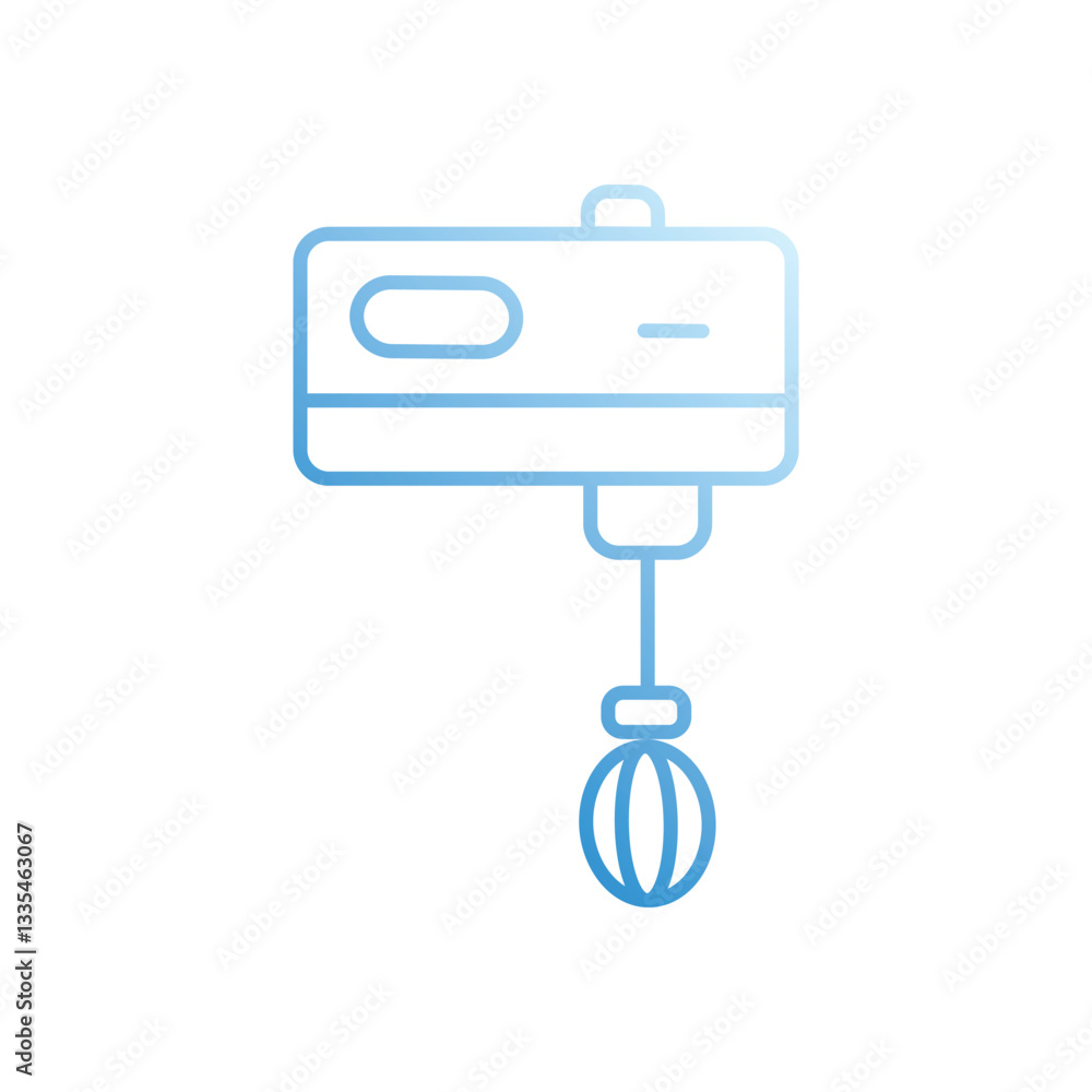MIXER vector icon stock illustration MIXER vector icon stock illustration