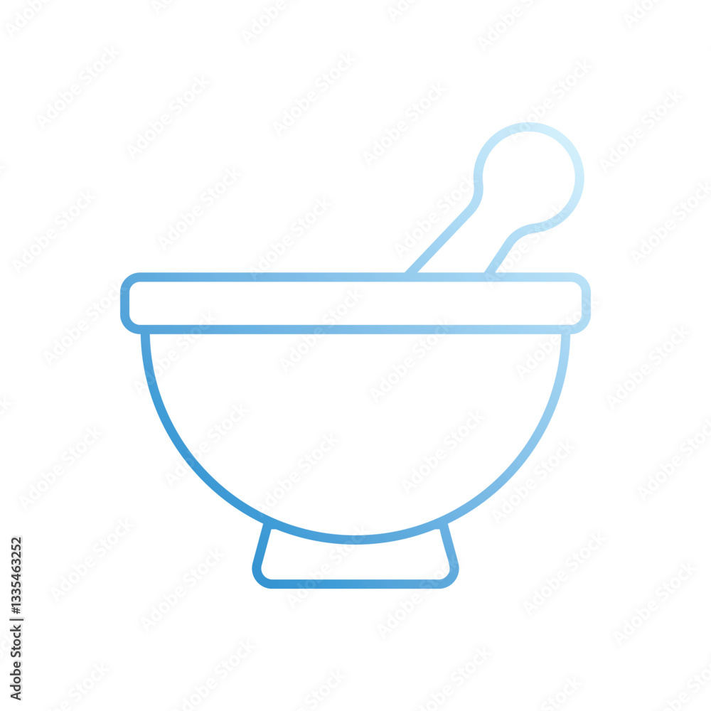 MORTAR vector icon stock illustration MORTAR vector icon stock illustration