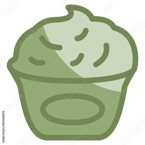 Yogurt Cup Icon Element For Design