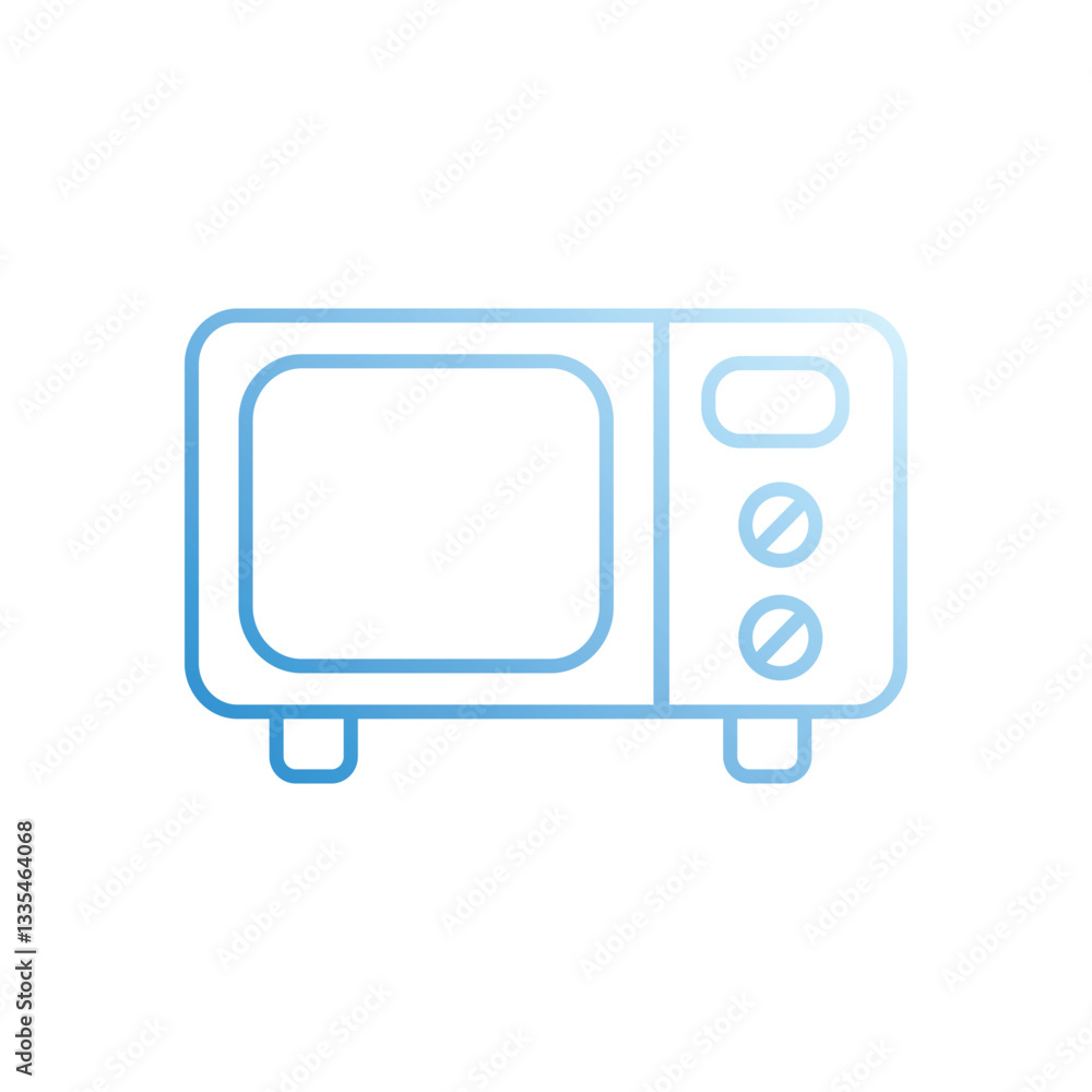 BAKING OVEN vector icon stock illustration BAKING OVEN vector icon stock illustration