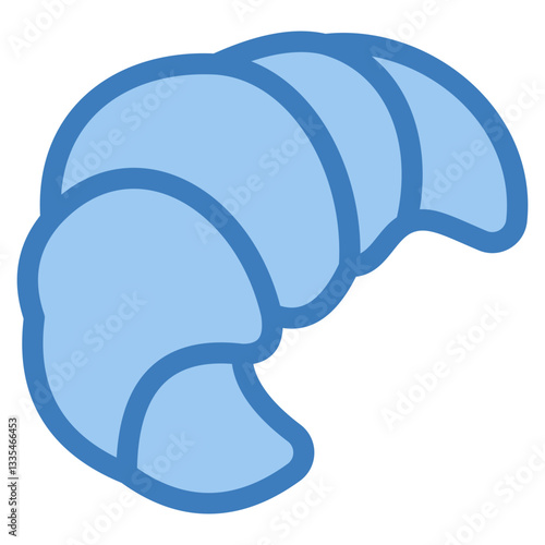 Croissant Icon Element For Design