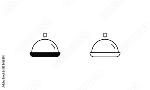 TRAY  icons set vector stock illustration