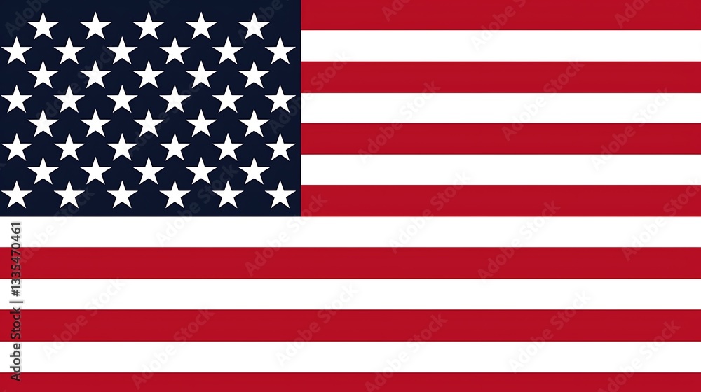 Naklejka premium USA flag