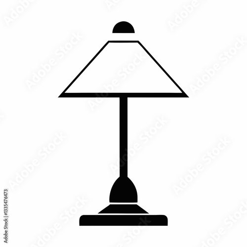 A cozy table lamp glowing softly in a modern room