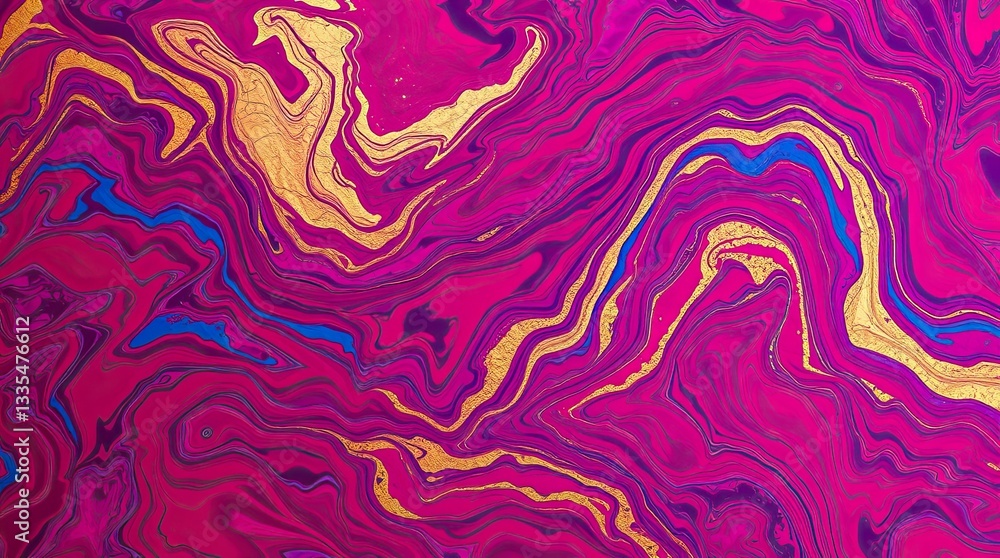 Vivid swirling patterns of pink blue and gold create an engaging abstract design that captures attention and inspires creativity in artistic expression Vivid swirling patterns of pink blue and gold create an engaging abstract design that captures attention and inspires creativity in artistic expression