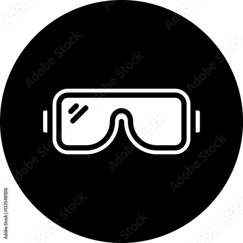 Ski Goggles Icon Style