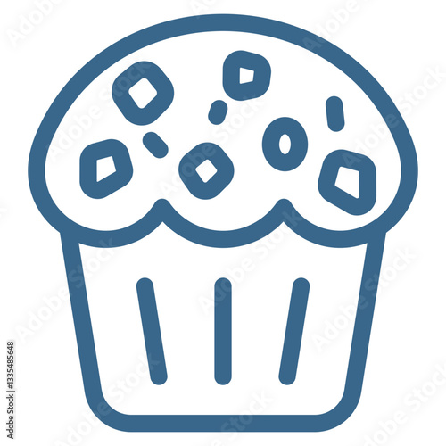 Muffin Icon Element For Design