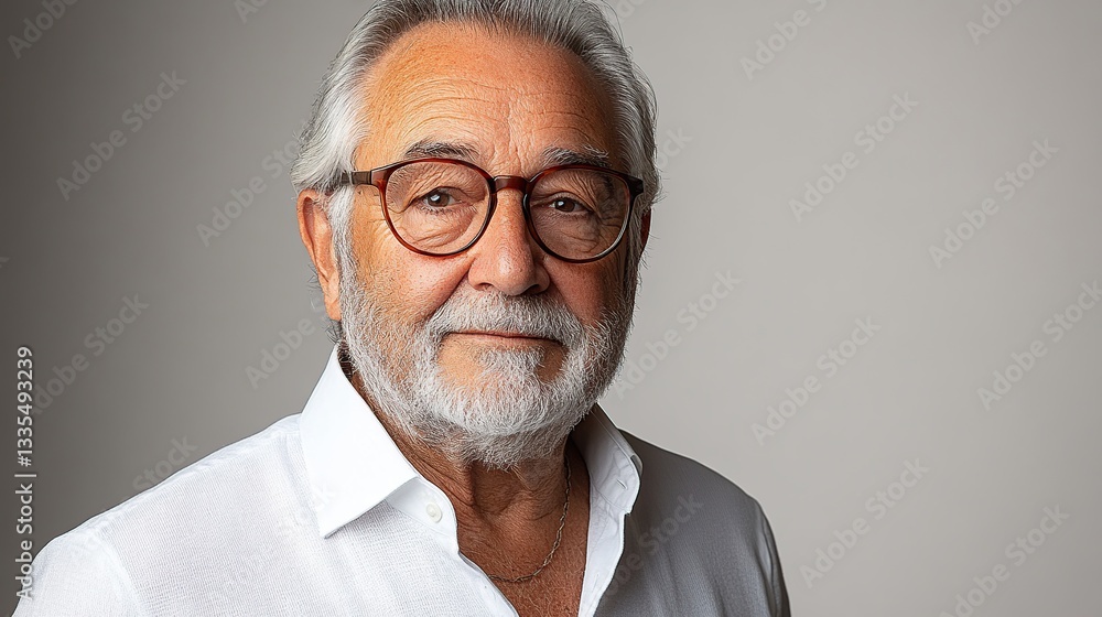 Portrait of a senior man Portrait of a senior man