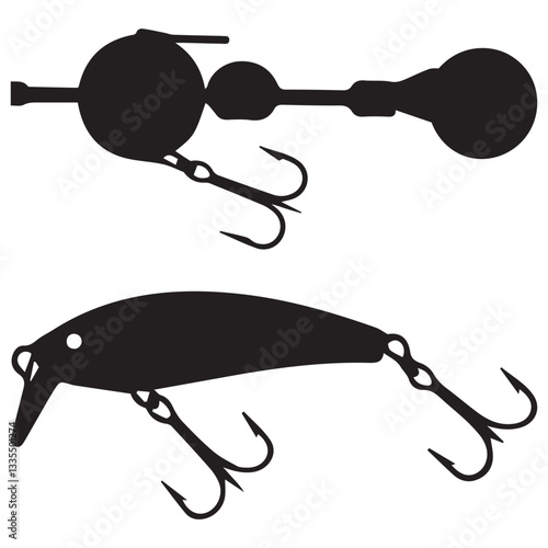 Set of Various Fishing Lures, Fishing Wobblers