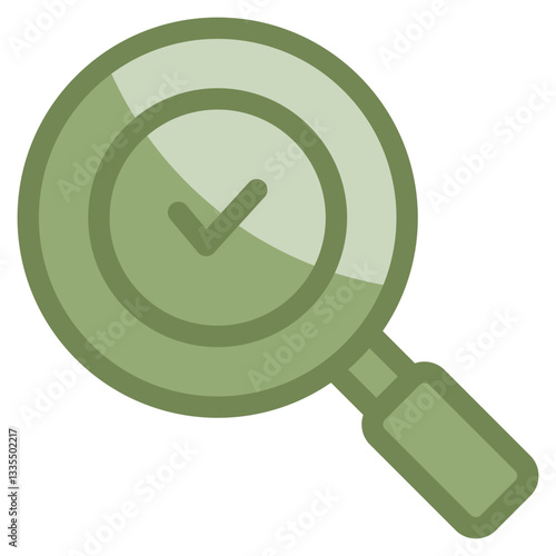 Magnifying Glass Icon Element For Design