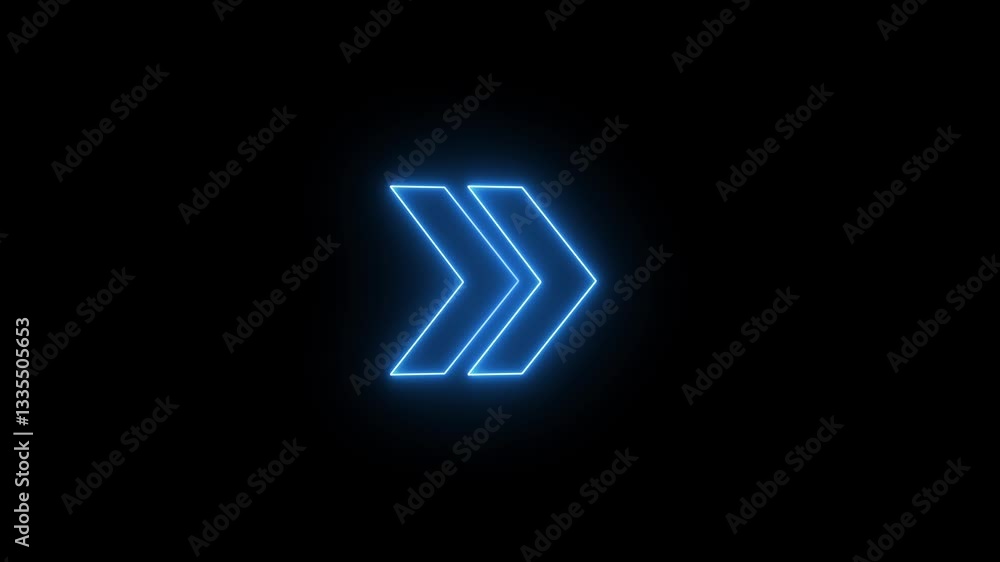 Neon Arrow Loading Animation. Neon Arrow Symbol. Neon Arrow Loading Animation. Neon Arrow Symbol.