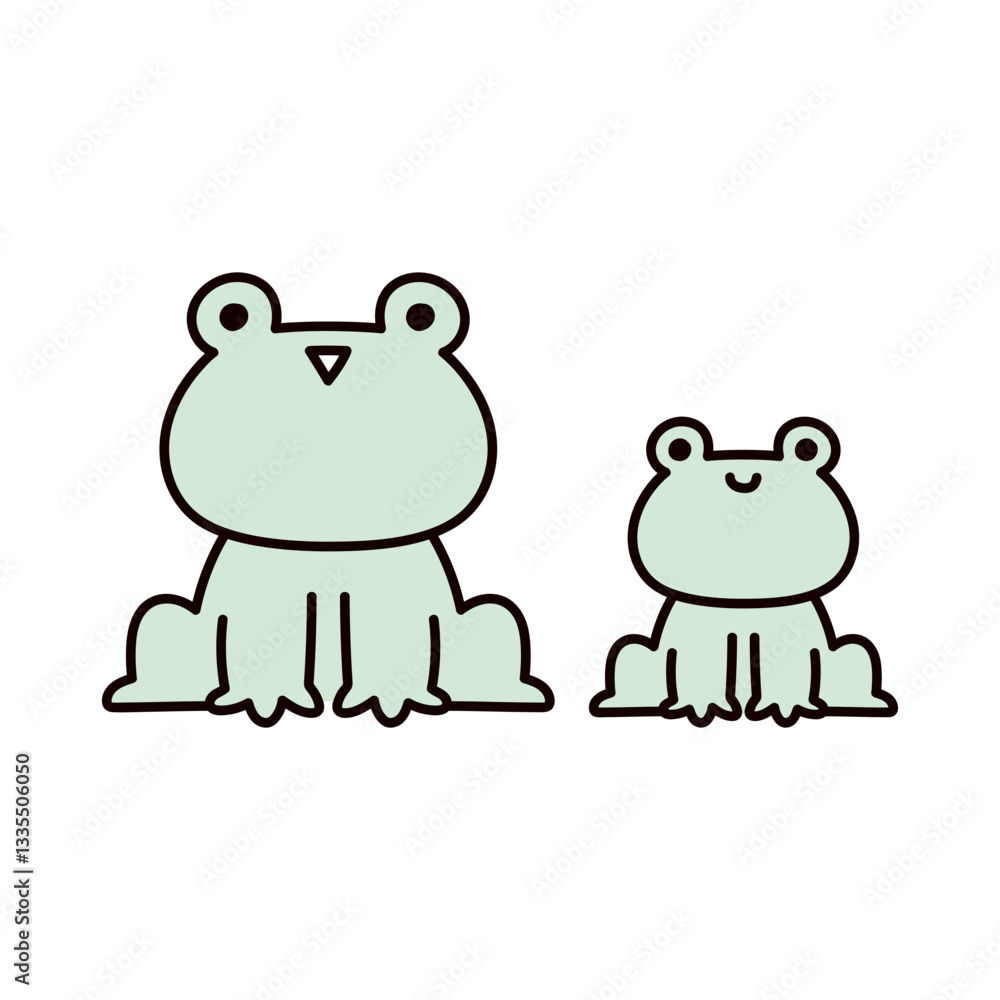 カエルのイラスト カエルのイラスト