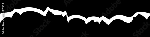 Set of separators, shapes for websites and mobile apps. Curves lines,  waves, dividers for top or bottom page. Frame of header. Grunge shapes