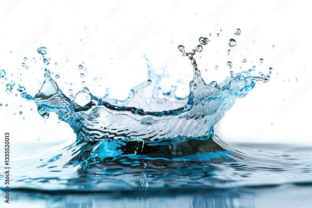 Flawless Picture of Water Splash Isolate on White Background,Clipping Path Flawless Picture of Water Splash Isolate on White Background,Clipping Path