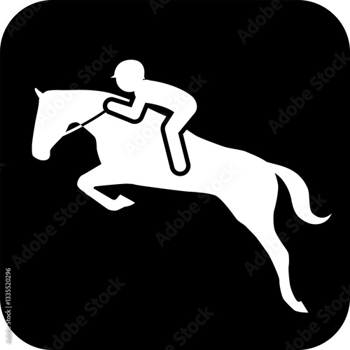 乗馬のアイコン