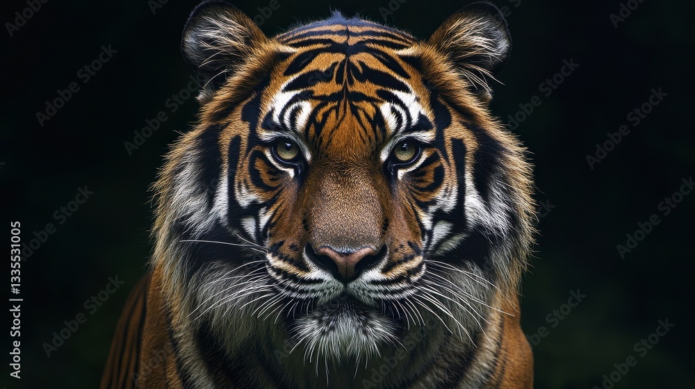 Fototapeta premium Majestic Tiger Staring Intently