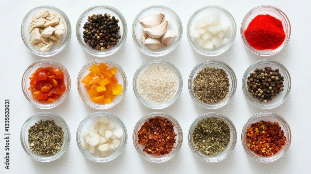 Colorful Array of Spices Colorful Array of Spices