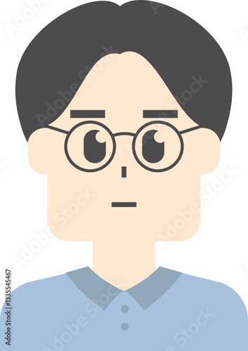 다양한 직업과 연령의 남자 사람 아이콘