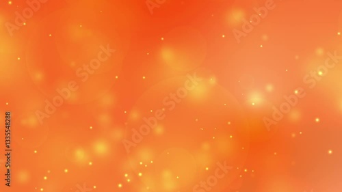 Vibrant orange abstract background with glowing bokeh lights, perfect for presentations, website banners, poster designs, desktop backgrounds, and digital art applications.