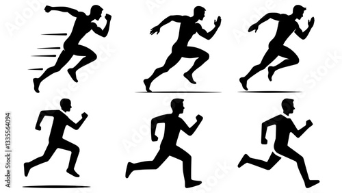 Man Running Icon Sheet