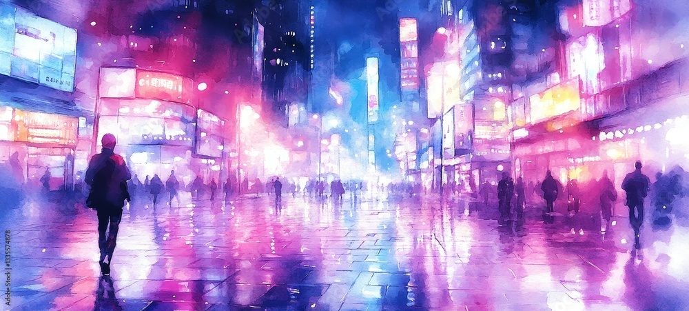 Obraz premium Candy Colored Reflections, Pastel colors