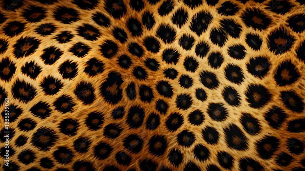 Cheetah and Leopard Fur Print Background Cheetah and Leopard Fur Print Background