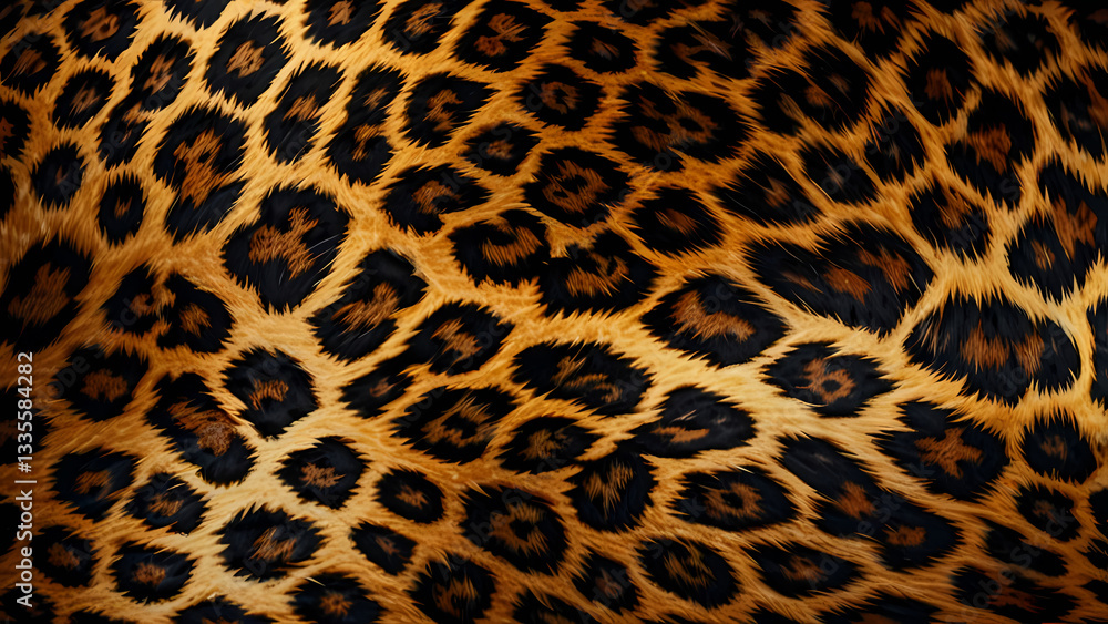 Seamless Animal Print Leopard Background Seamless Animal Print Leopard Background